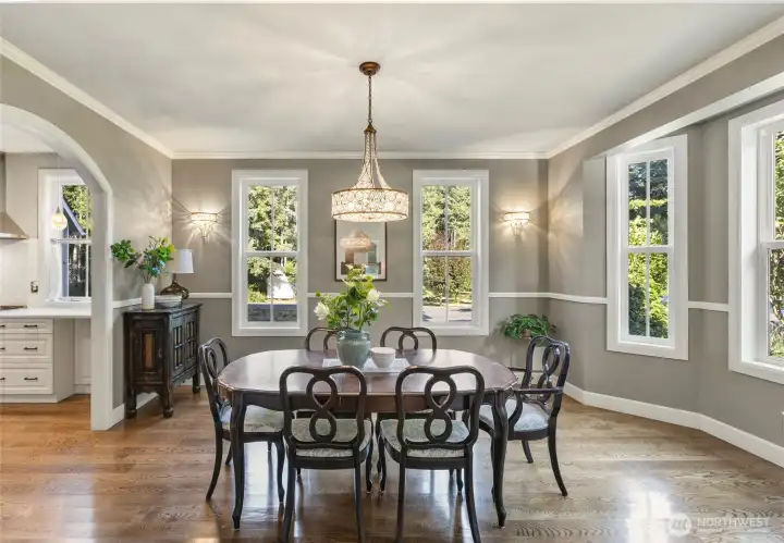 Formal Dining Room, just off the Kitchen