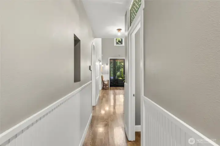 Hallway looking back towards the front door.