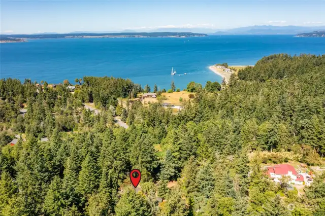 This is a dream home, with privacy, views and close to all that charming Coupeville has to offer!