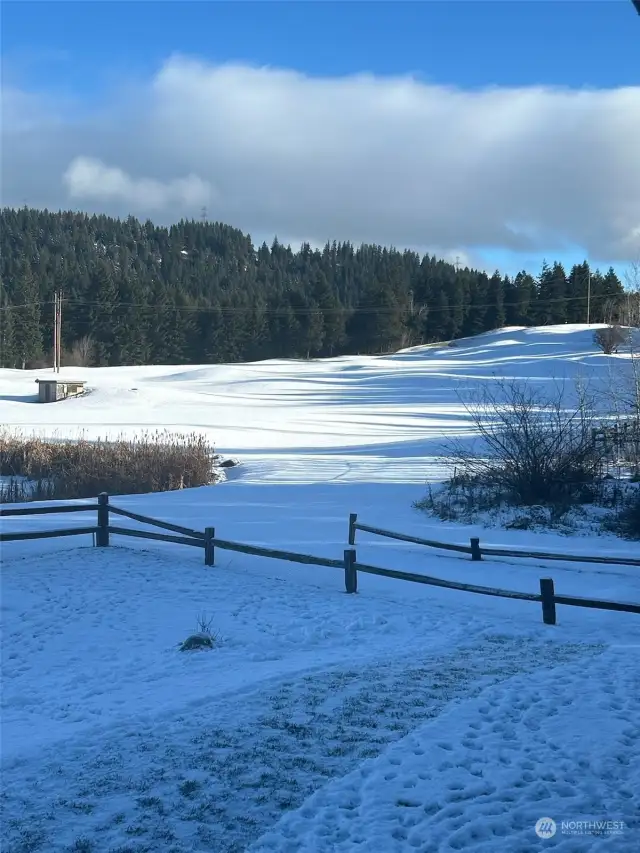 Off to the right is the Sun Country Golf Course winter "sled hill!"