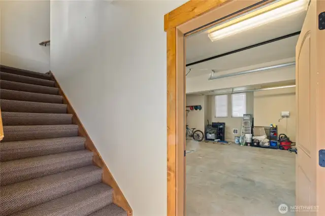 Detached two car garage and living space