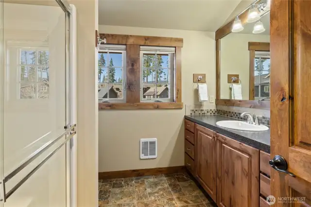 Bathroom in garage living space