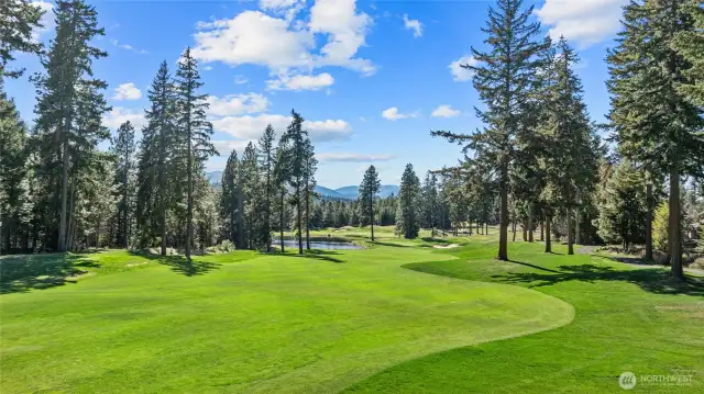 Sit along the 18th hole of Prospector Golf Course.