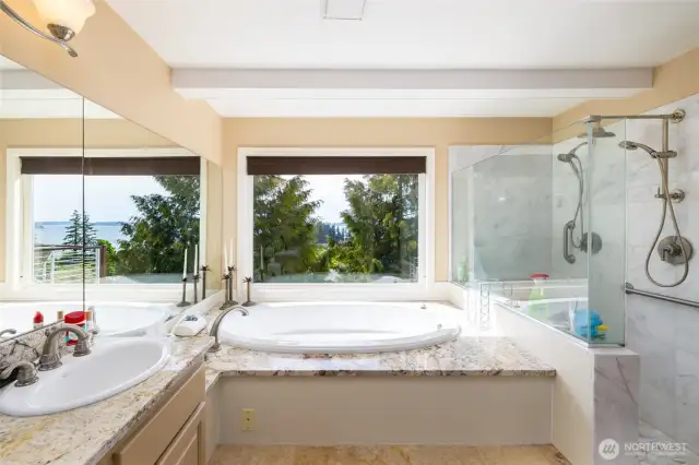 Luxury walk-in shower