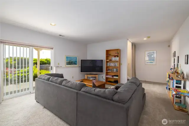 Downstairs family room