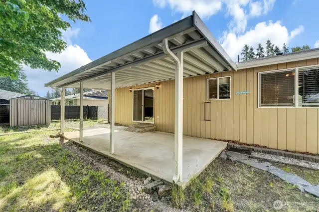 Covered patio