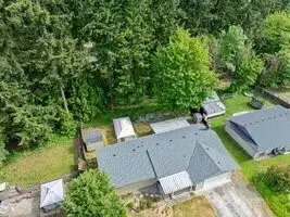 The layout of some of the backyard