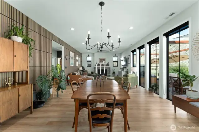 Walnut Sound Panals add a sophisticated, modern feel to the home.
