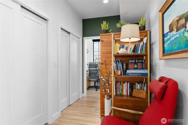 Office and Den area with so much storage