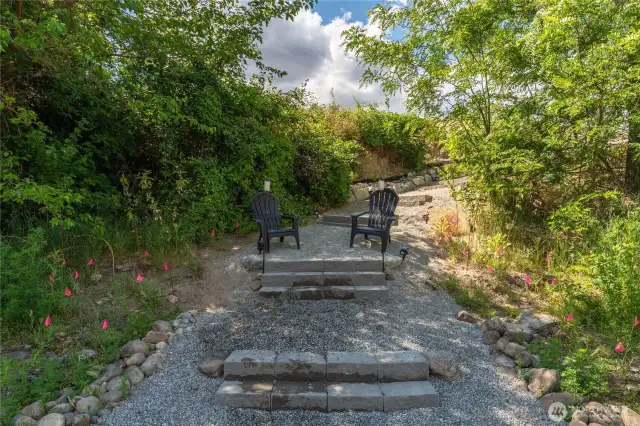 Shoreline access trail