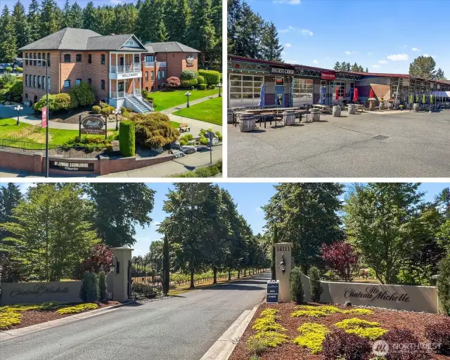 Minutes away from downtown Woodinville, the Hollywood School House area, and Woodinville's Warehouse Wine district.