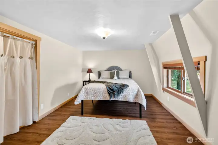2nd story bedroom #2 with cedar lined closet.