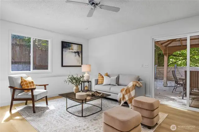 Lower level family room