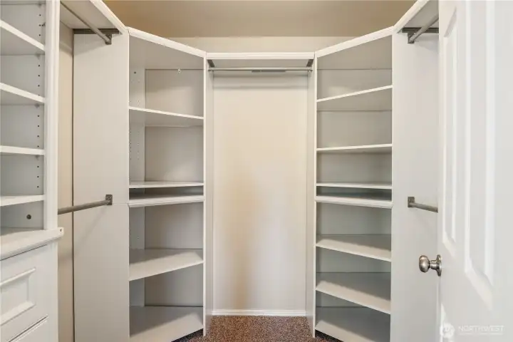 Primary closet