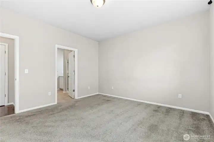 Nice sized Primary Suite with lots of light