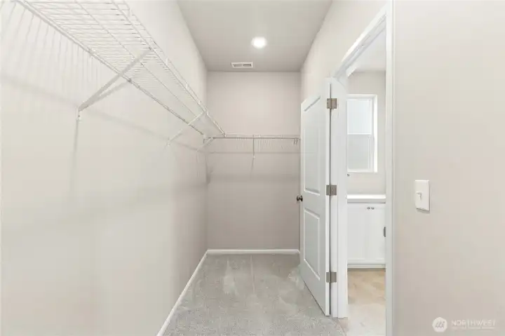 Large Walk in closet in Primary