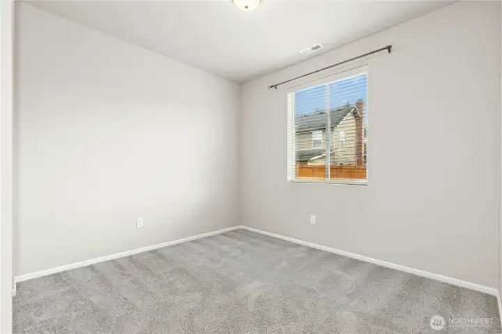 3rd Bedroom - also has peekaboo view of the mountains