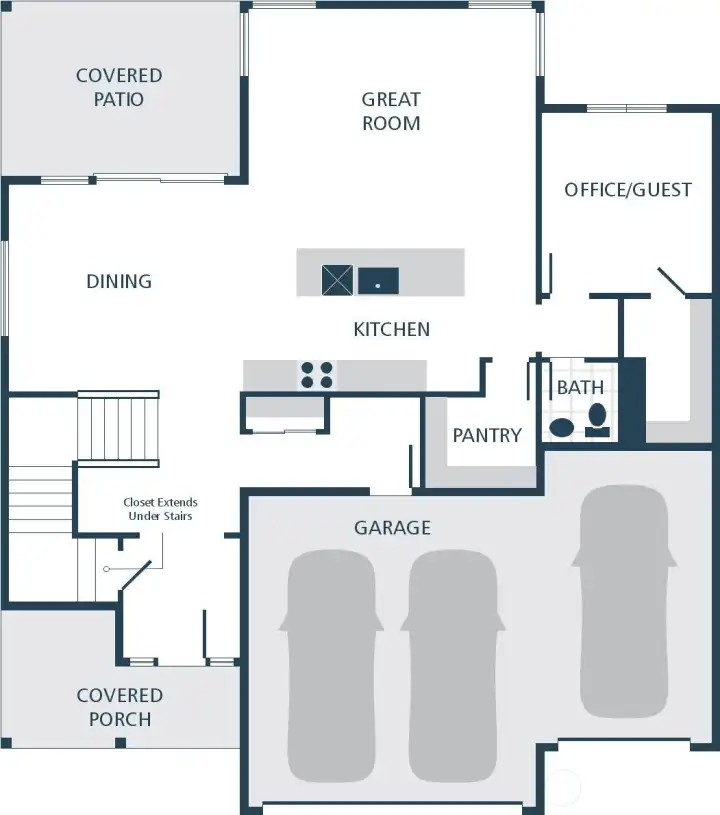 Image is a rendering. Photographs are for illustrative purposes only. Features, finishes, interior/exterior colors, landscaping and floorplan shown may vary from actual homes built