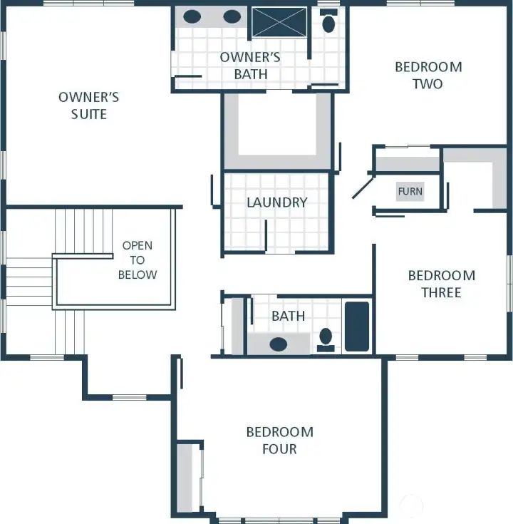 Image is a rendering. Photographs are for illustrative purposes only. Features, finishes, interior/exterior colors, landscaping and floorplan shown may vary from actual homes built