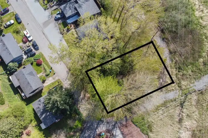 Rough outline - not exact property lines