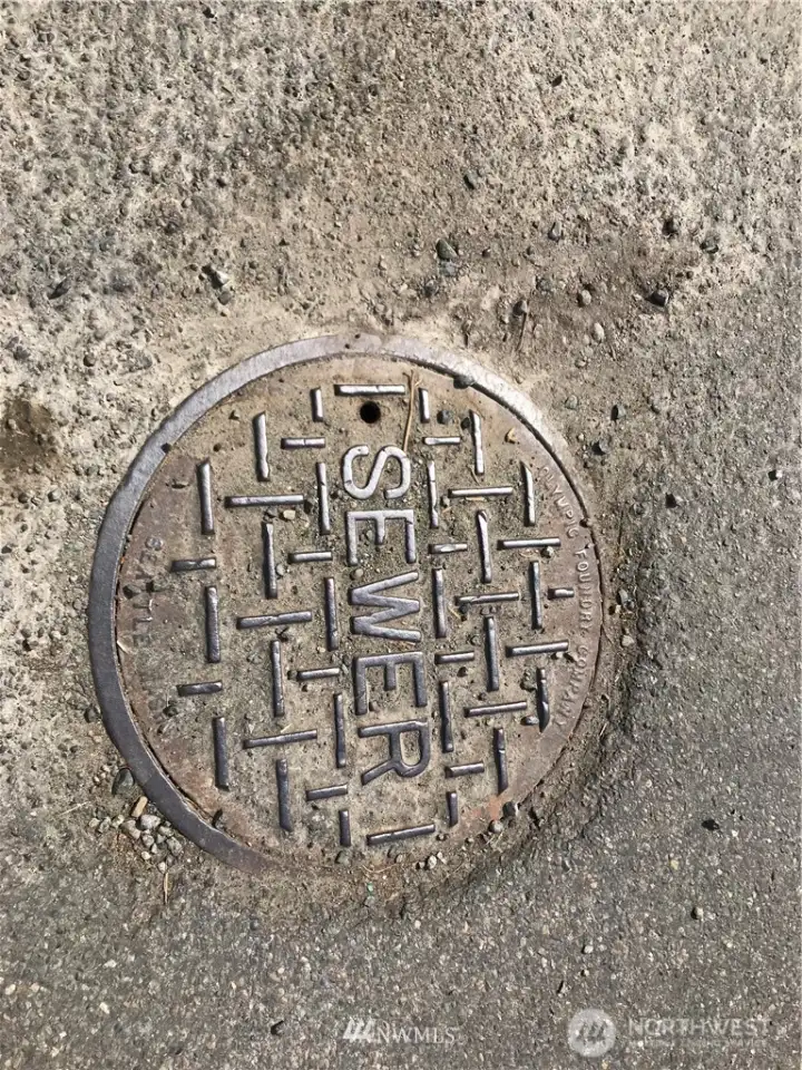 Utilities are in the street