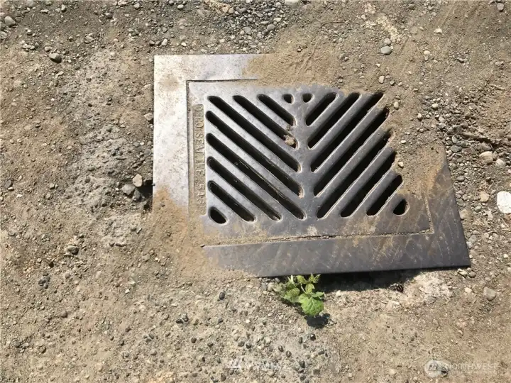 Utilities are in the street