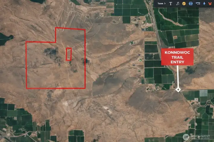 Approximate boundaries in red.