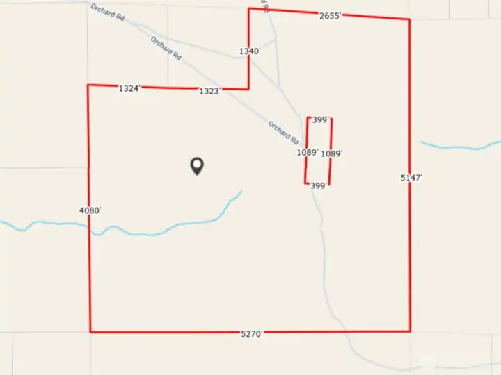 Approximate boundaries in red.