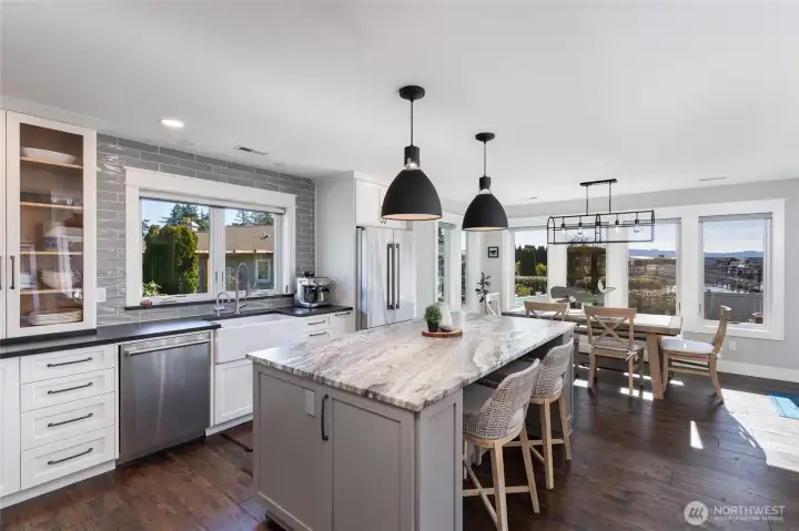 Plenty of space to create and enjoy meals together