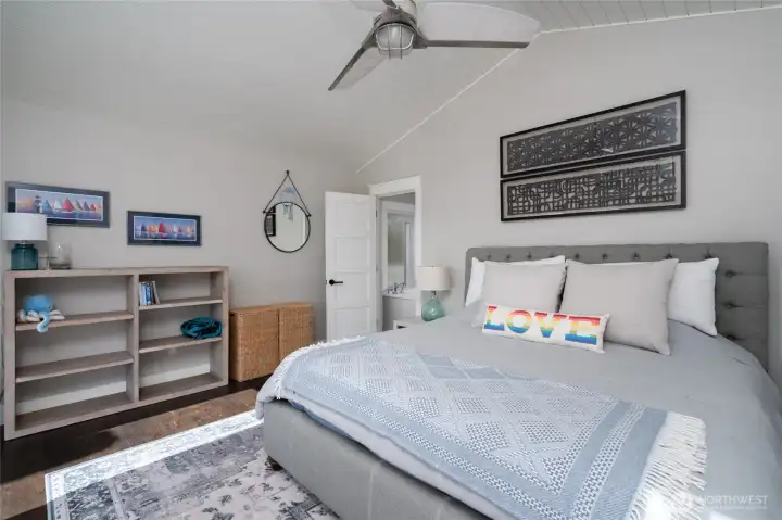 Primary bedroom with attached ensuite