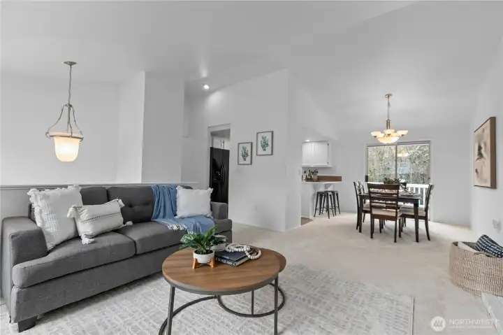 Fresh paint and carpet throughout entire home.