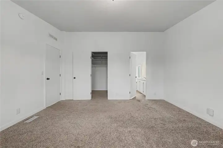 Primary Bedroom to the right