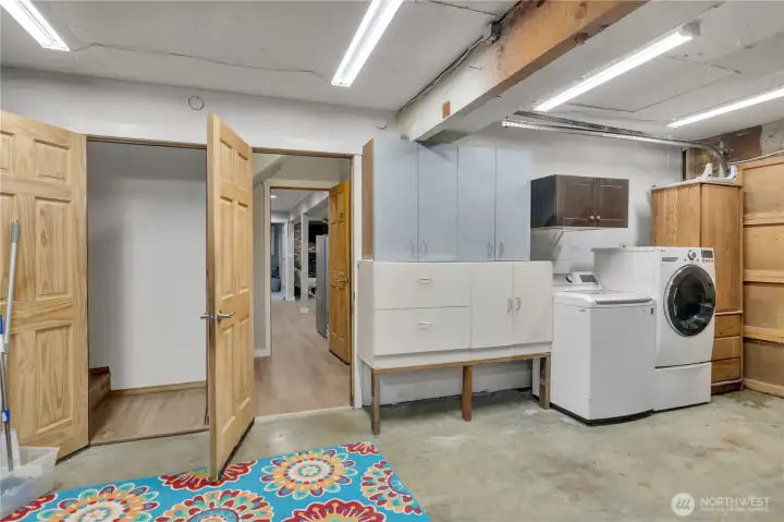 Now to the lower level...There is an extra deep 2 car garage.....plus a drive and apron on the back of the house...