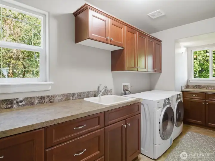 Upstairs Laundry room