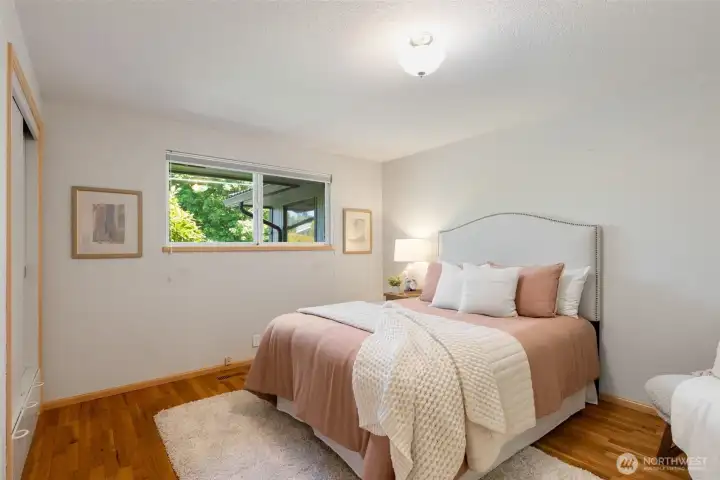 Third bedroom also large enough for a queen bed.