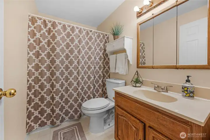 Hallway bathroom