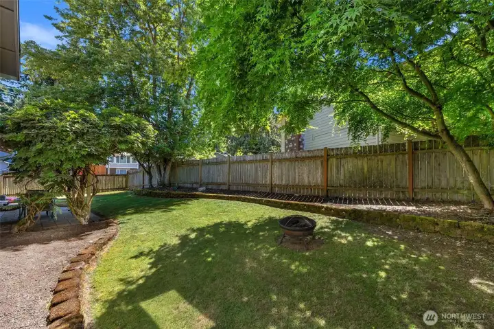Easy to maintain yard makes enjoying your outdoor space easy