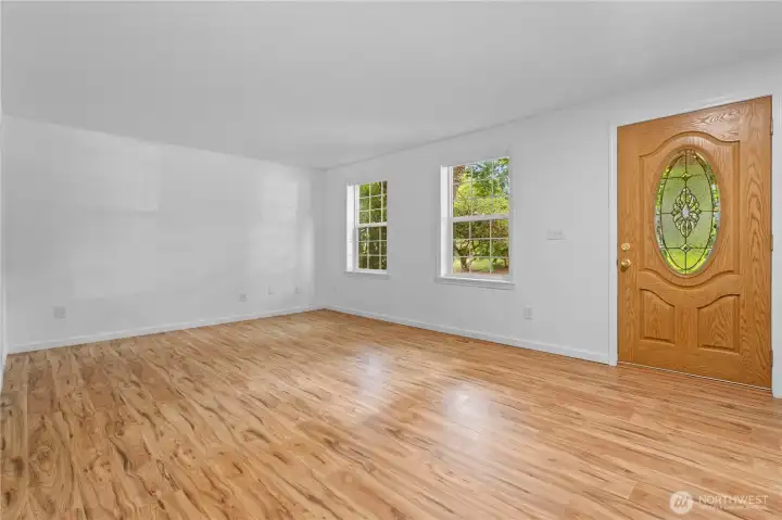 Entry into living room