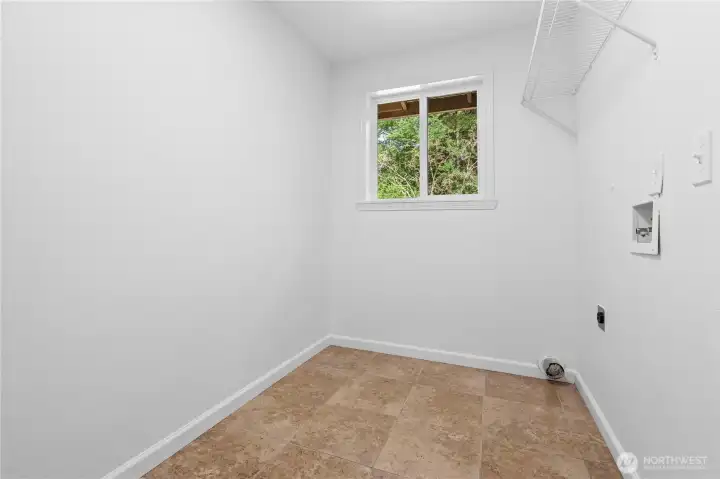 Laundry room on main floor