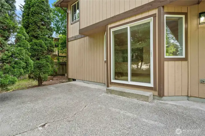 Back patio
