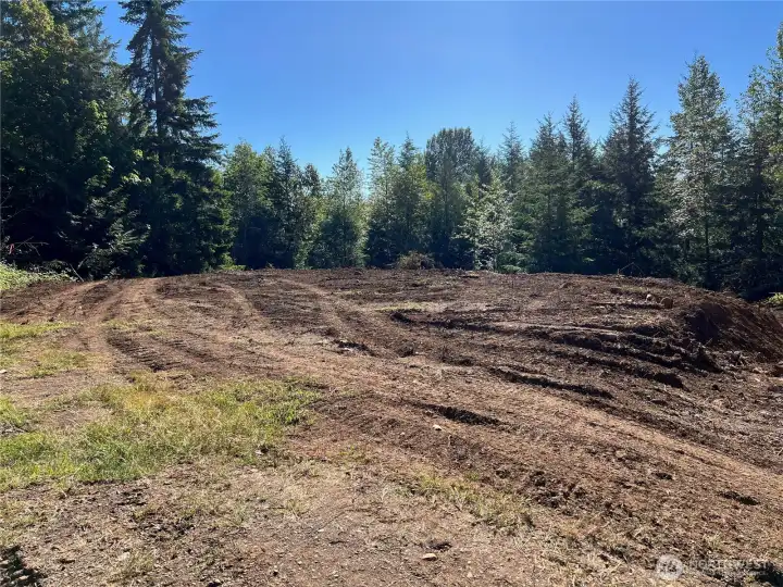 Site cleared for ample space