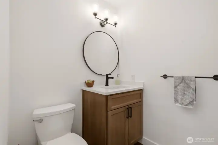 Main floor half bath