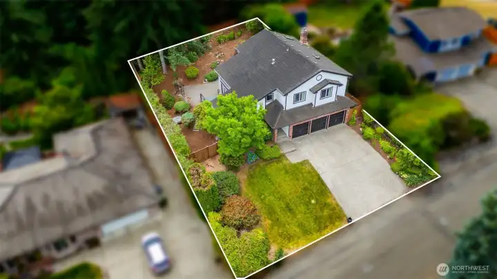 Aerial of Lot