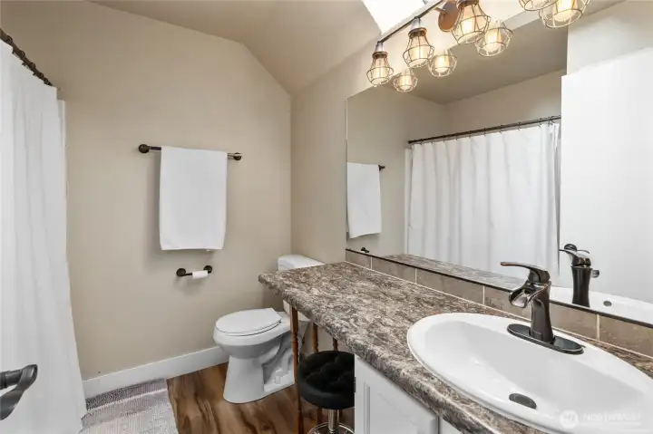 Upper full bathroom Upper full bathroom