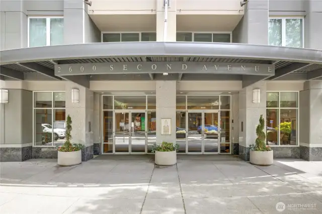 Welcome home! Seattle Heights is a secure building with gated access to underground parking.
