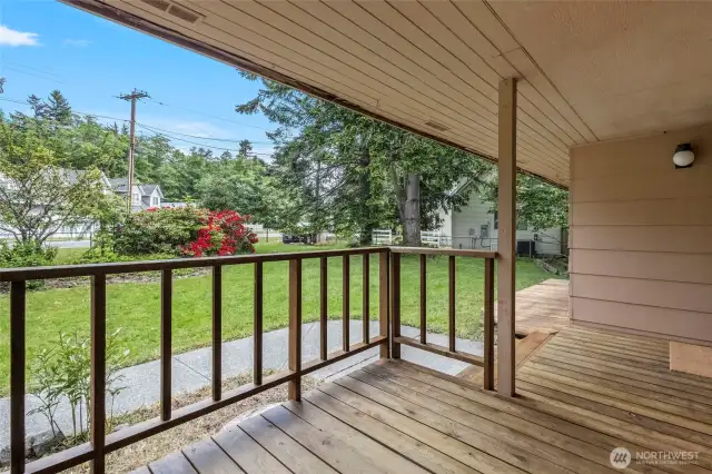 Front porch.