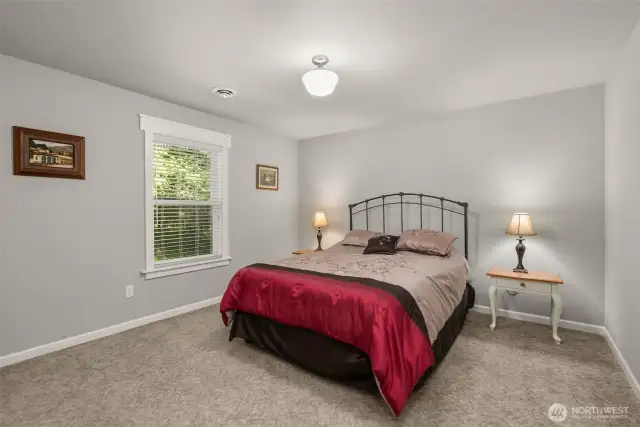 Guest Bedroom With Walk in Closet.