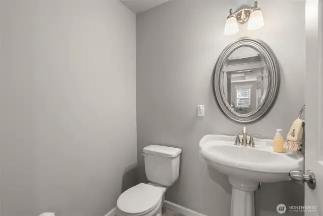 Half Bath off Living Space