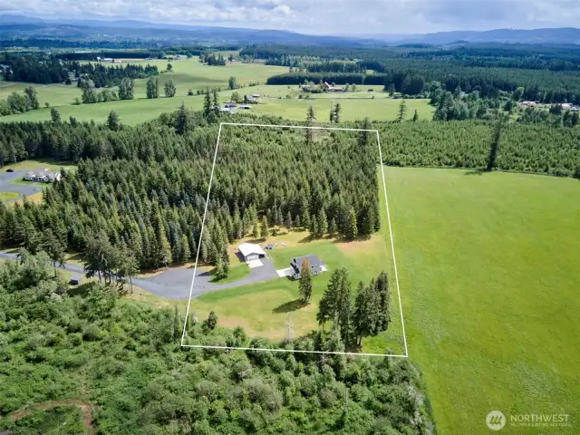 Approximate property lines
