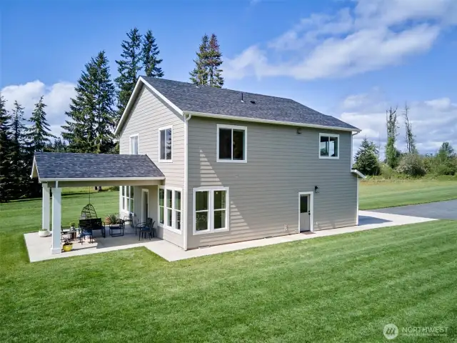 Side-yard view/covered patio